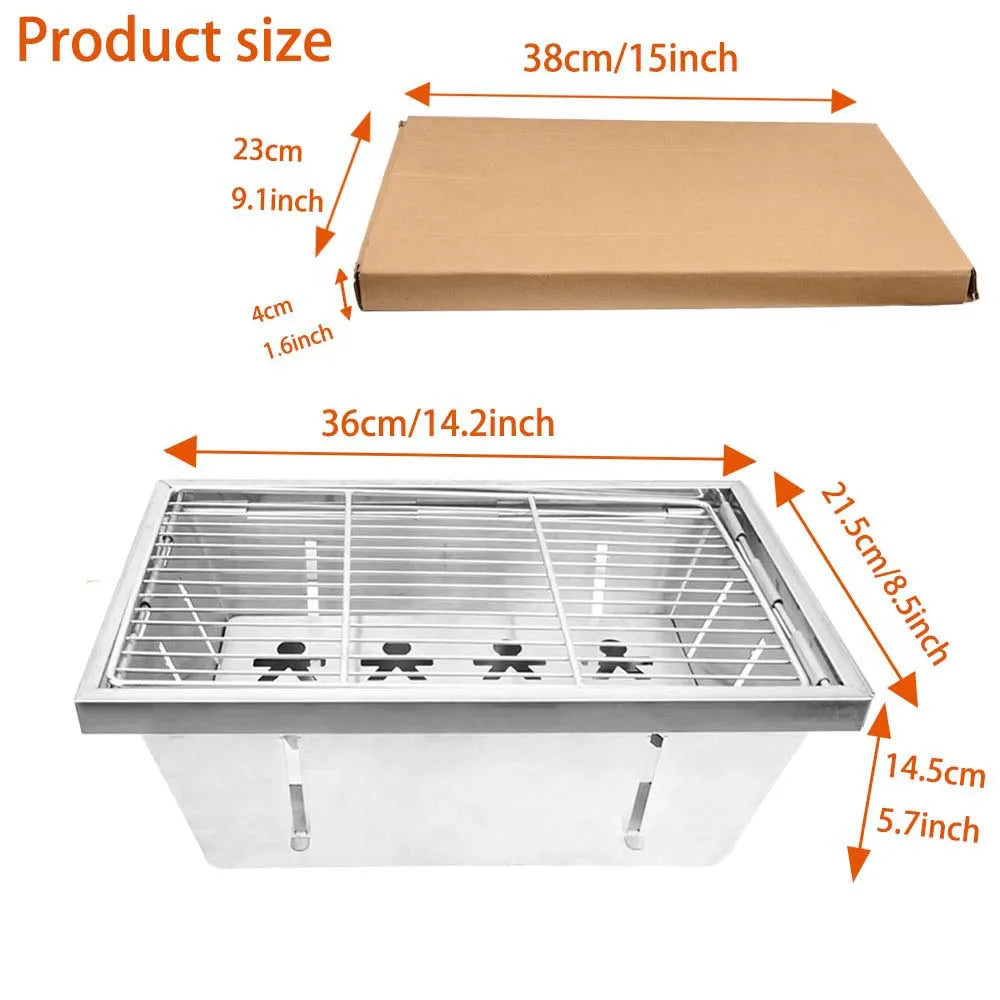 Portable Camping Folding Removable Wood Table Gas Stove