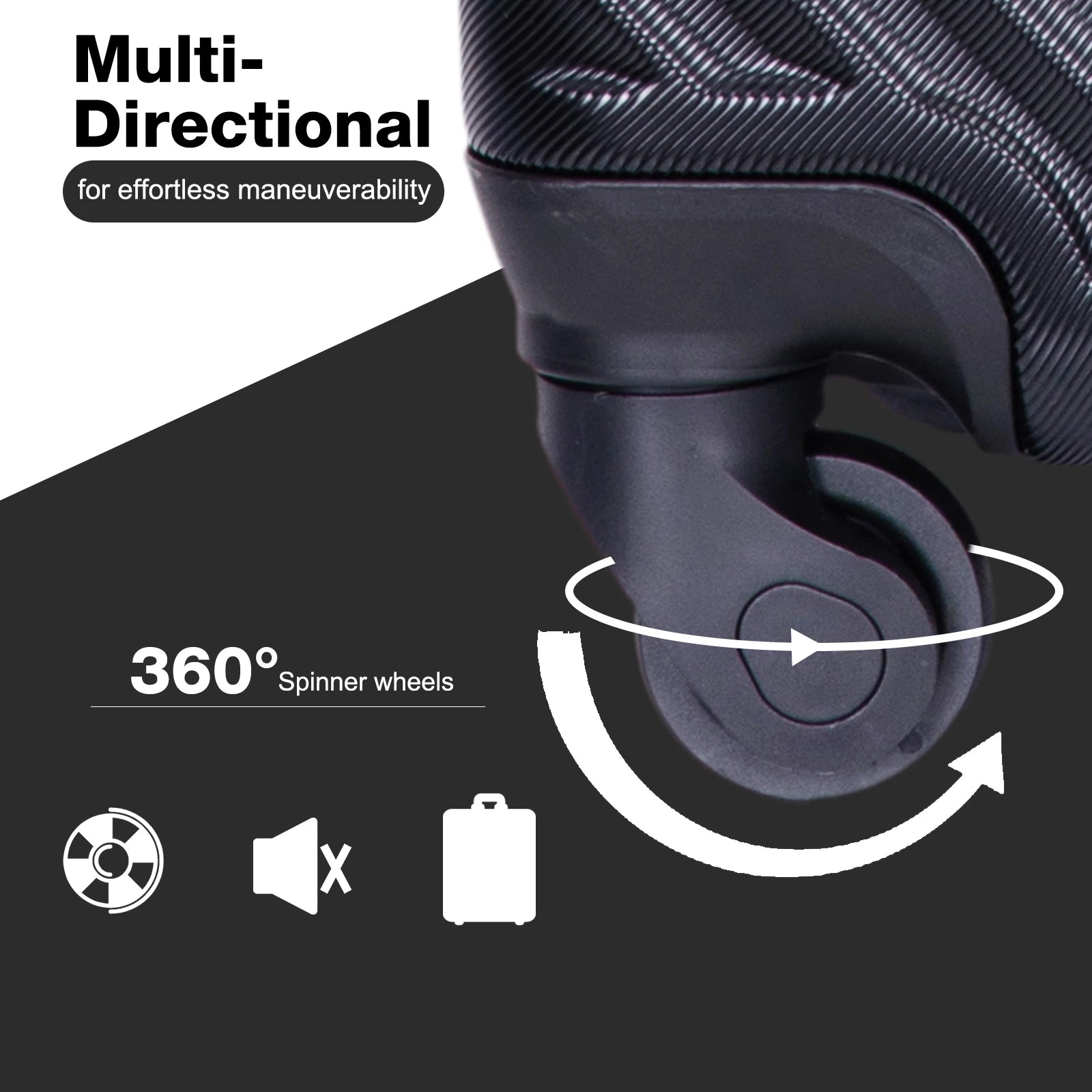 Luggage 3 Piece Suitcase Set