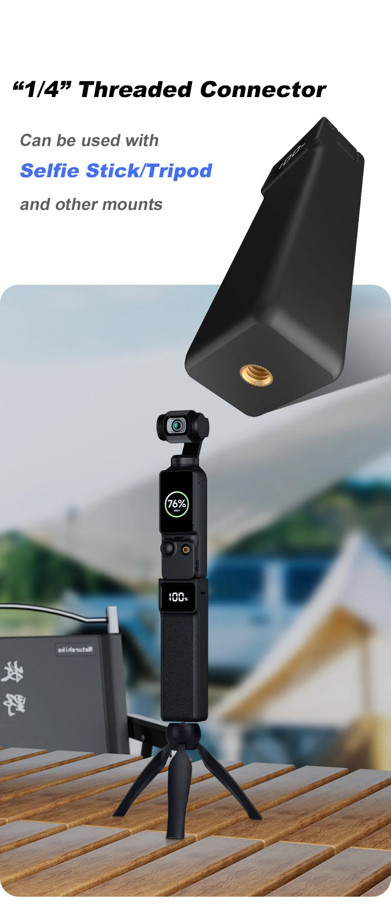 Charging Handle for DJI Osmo Pocket 3