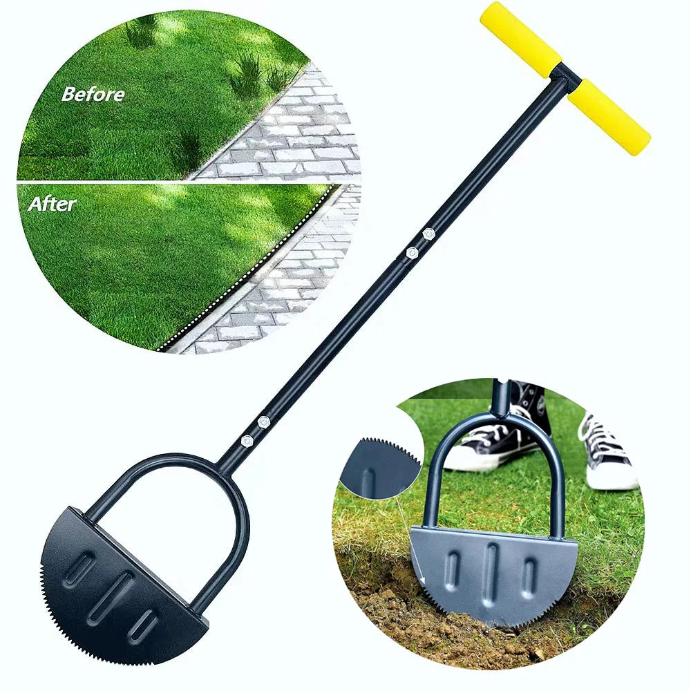 Lawn mower for sidewalks, landscaping, garden beds, courtyards, and lawn mowing tools