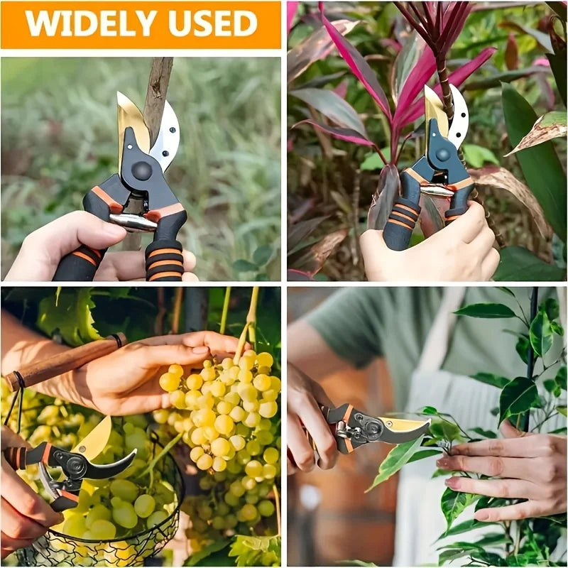 Titanium Alloy Bypass Pruning Shears