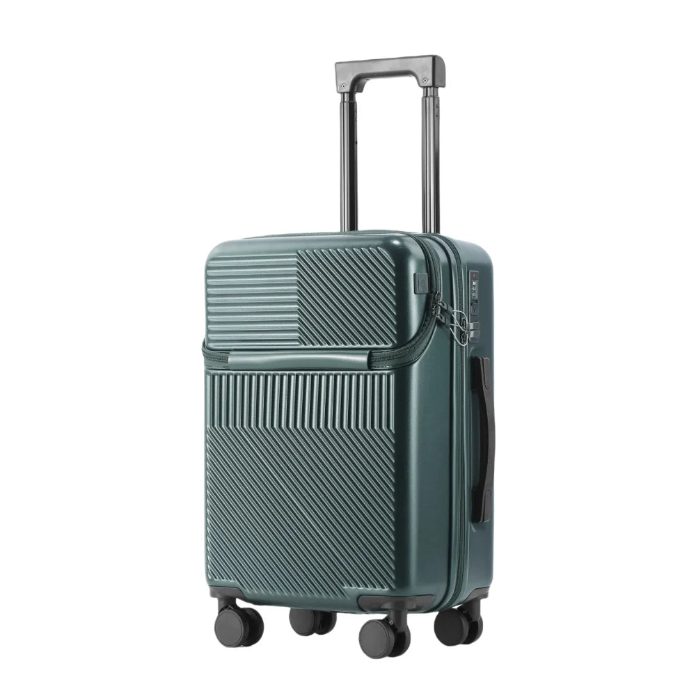 1 piece combination lock carry-on multi-purpose travel luggage