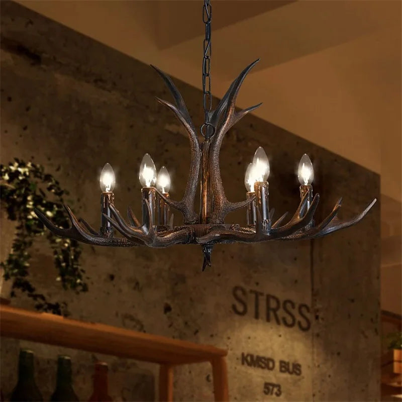 Nordic Antler Pendant Light