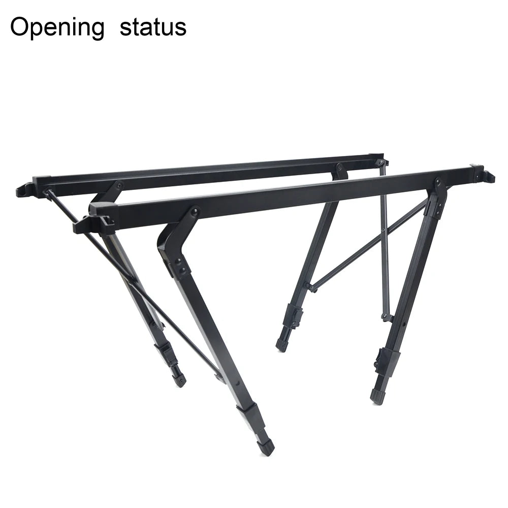Portable Camping Folding Removable Wood Table Gas Stove