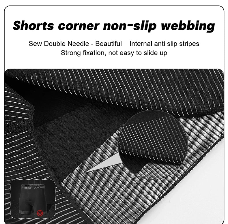 Mesh Cycling Underwear Gel Pad Shockproof MTB Bike Shorts