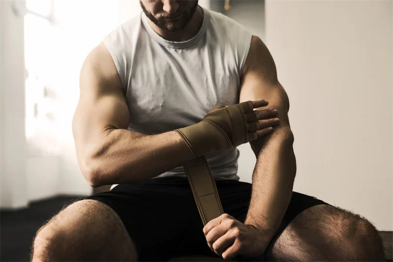 Half Finger Bodybuilding Gym Gloves