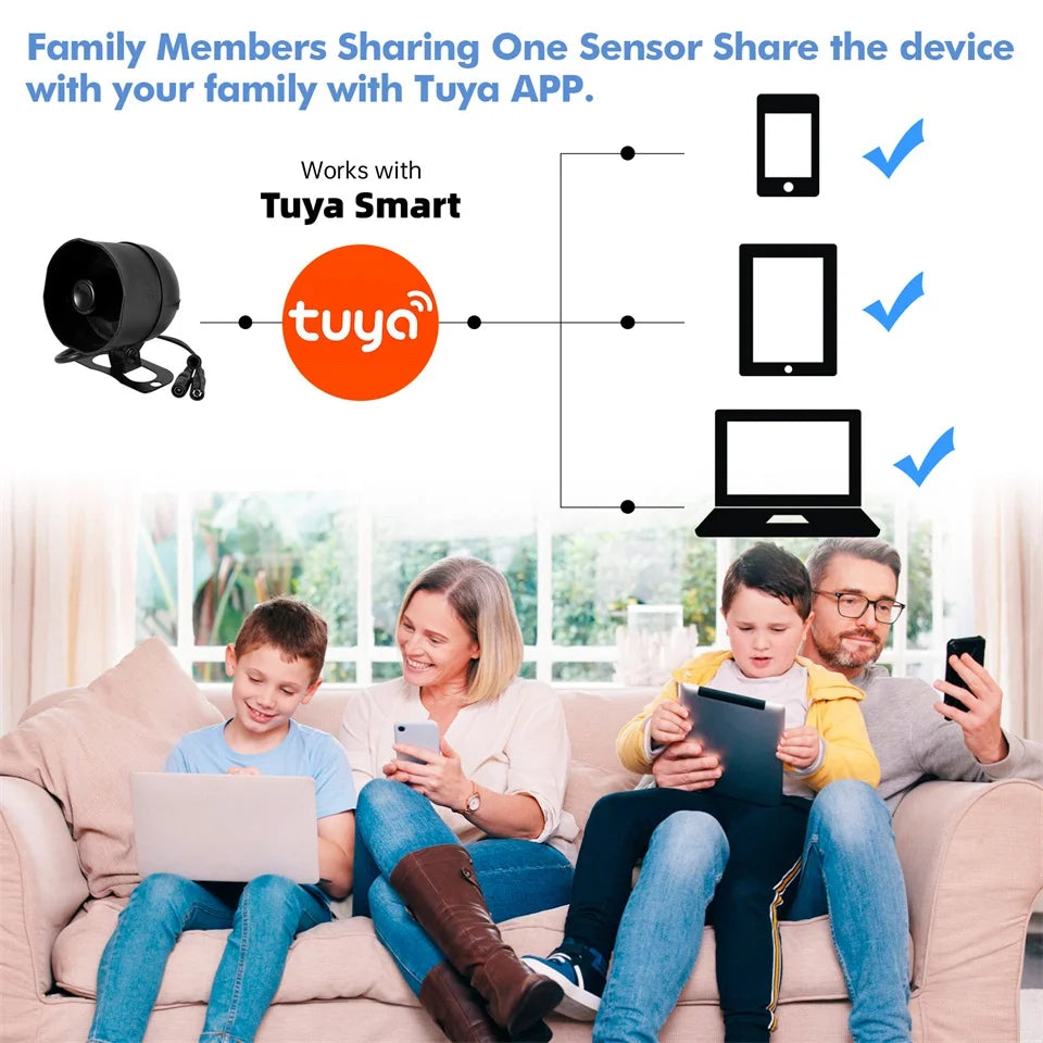 WIFI Wireless Door Sensor Siren