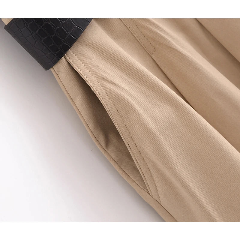 2025 Woman Dresses Belt pleated Midi Dress Sleeveless