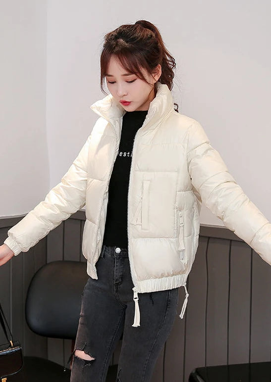 Korean Fashion Parkas Quilted Winter Puffer Coat 2024 Elegant Snow With High Quality Womens Down Jacket Coats Woman Cold Trend