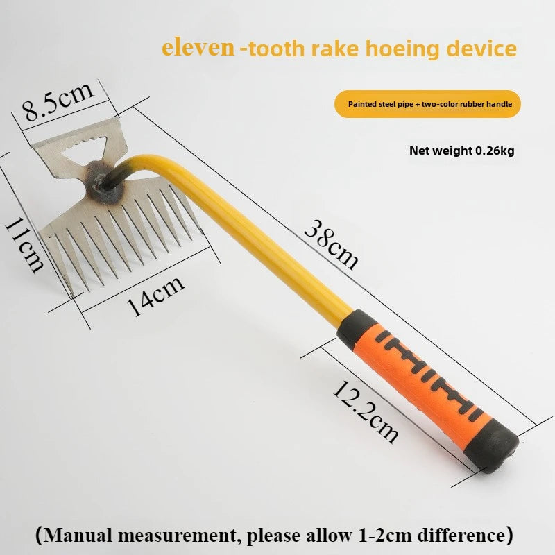 4/11 Tooth Manual Excavator Grass Pot Soil Weeding Tool