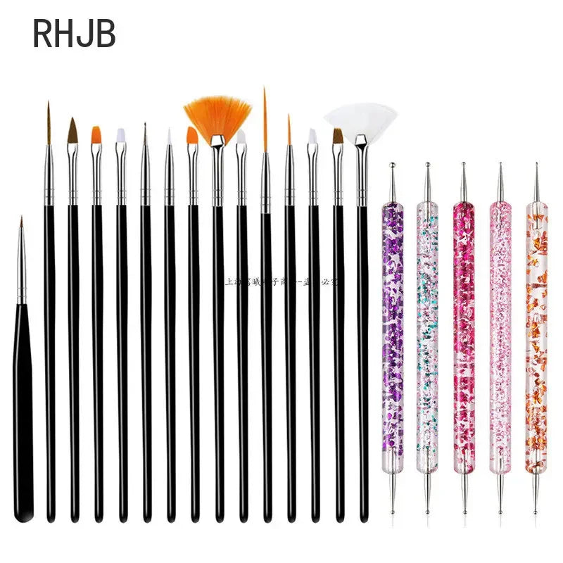 Nail brush Design Tip Pen Builder