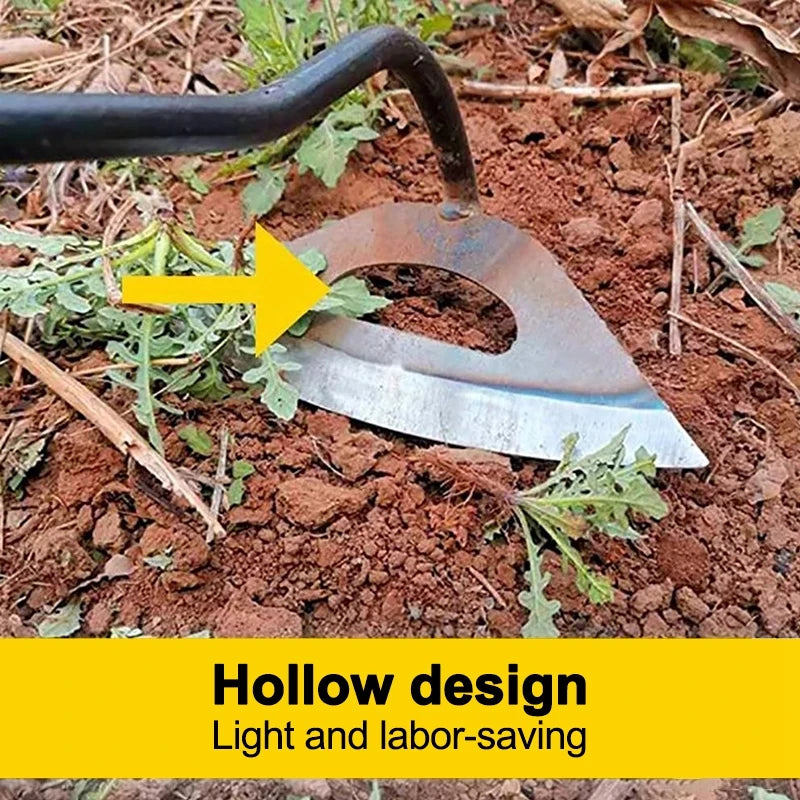 All-steel Hardened Hollow Hoe Weeding Rake