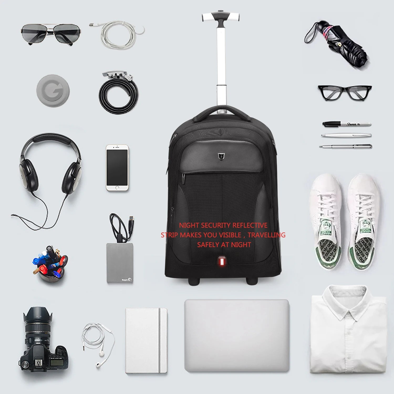 20 inch Rolling Backpack