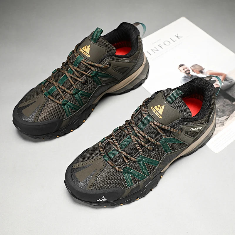 Men's Breathable Cushioning Nonslip Hiking Sneakers