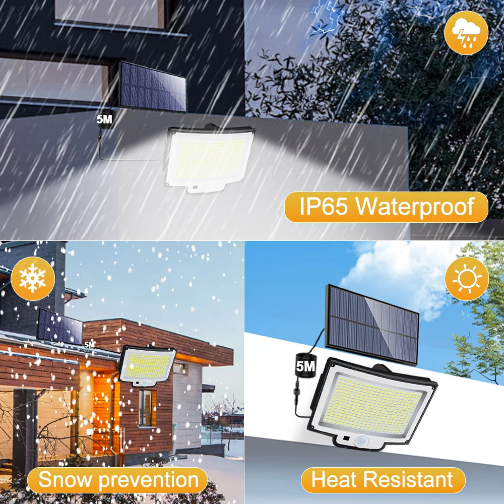 Outdoor Waterproof LED Motion Sensor Solar Lights