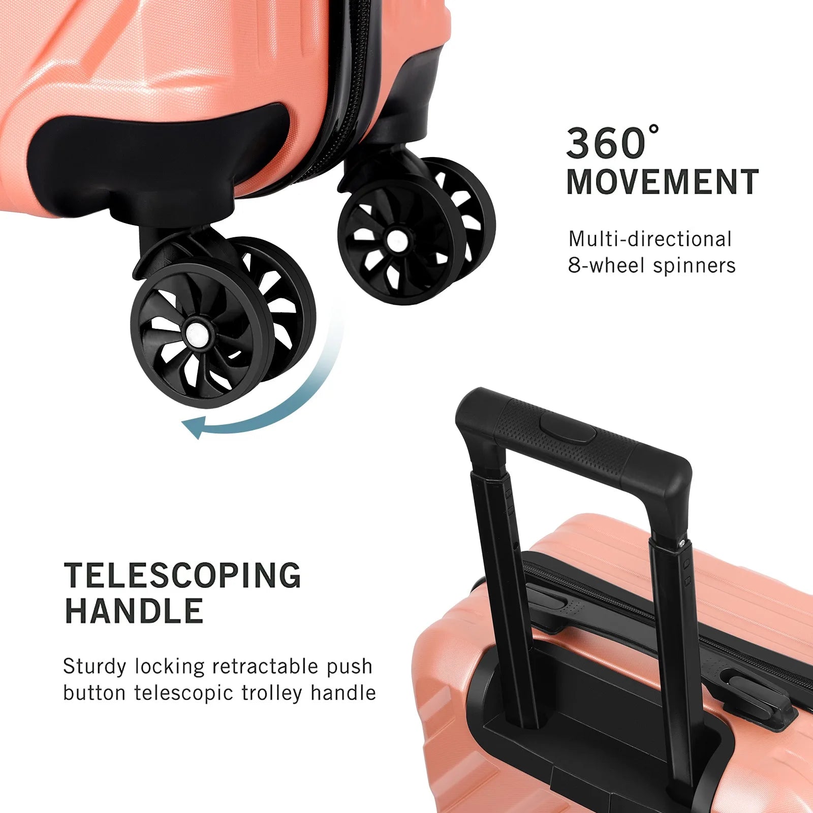 Lockable luggage suitcase