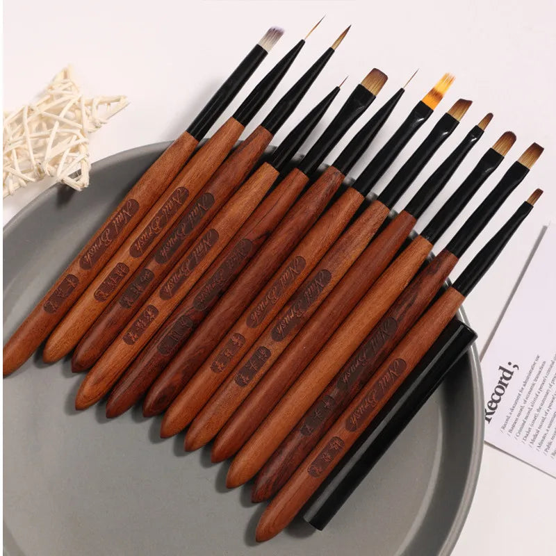 12 Style Nail Art Brushes Set