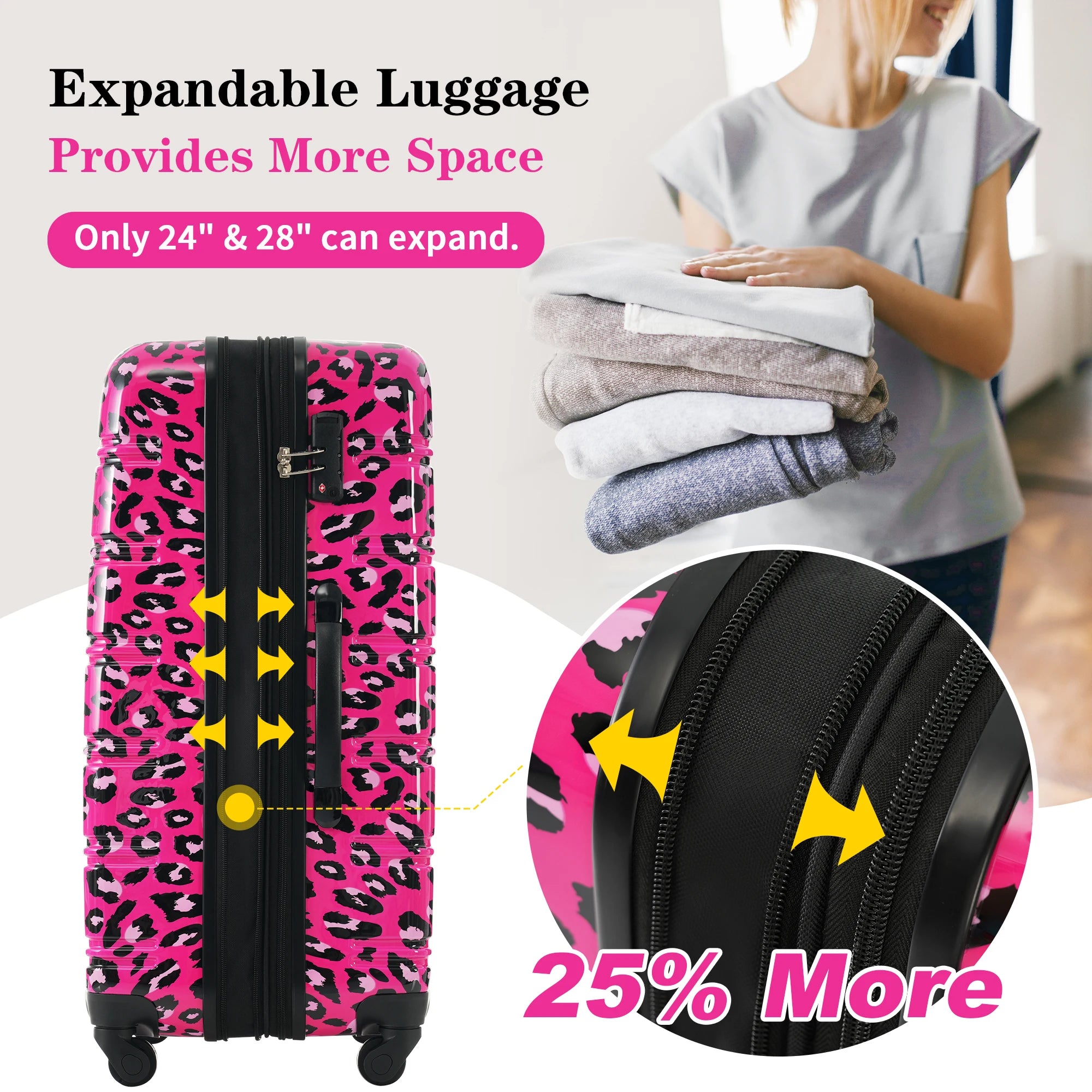 3 pcs Hardshell Luggage