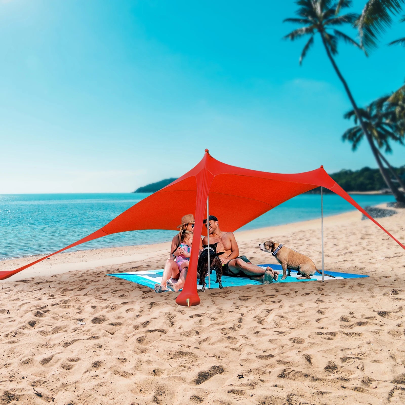 Outdoor Windproof Beach Tent