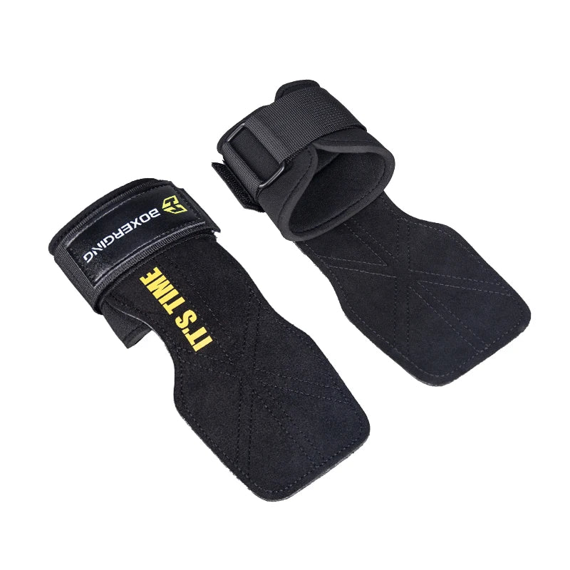 Cowhide Gym Gloves Grips