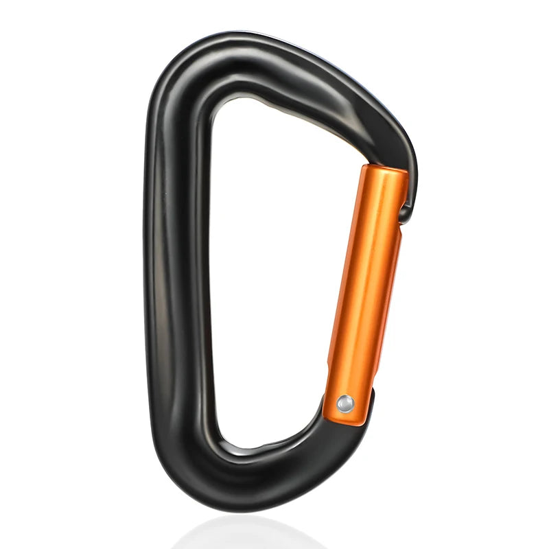 D Shape Safety Carabiner Aluminum Key Hooks