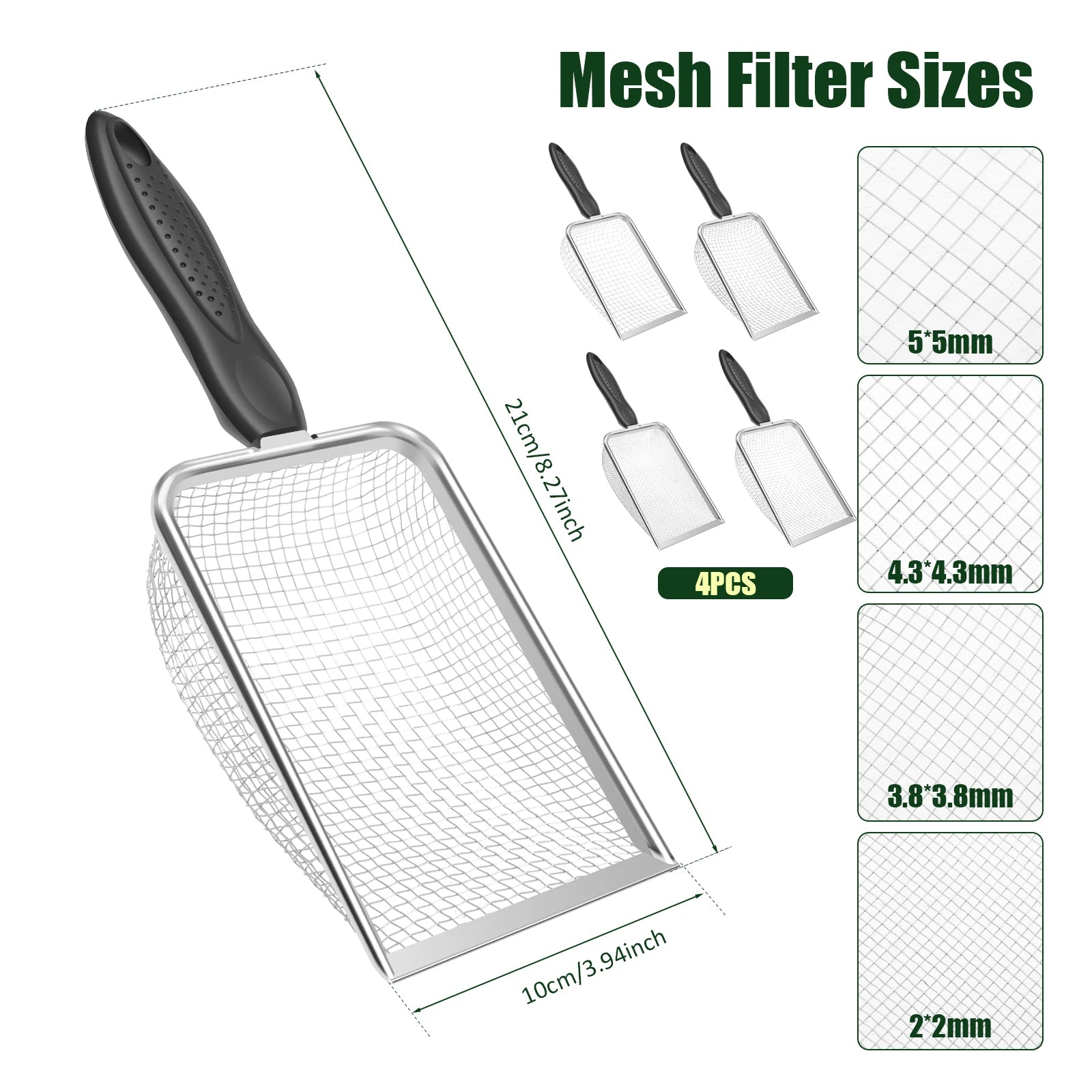 3/4Pcs Gardening Soil Sifters