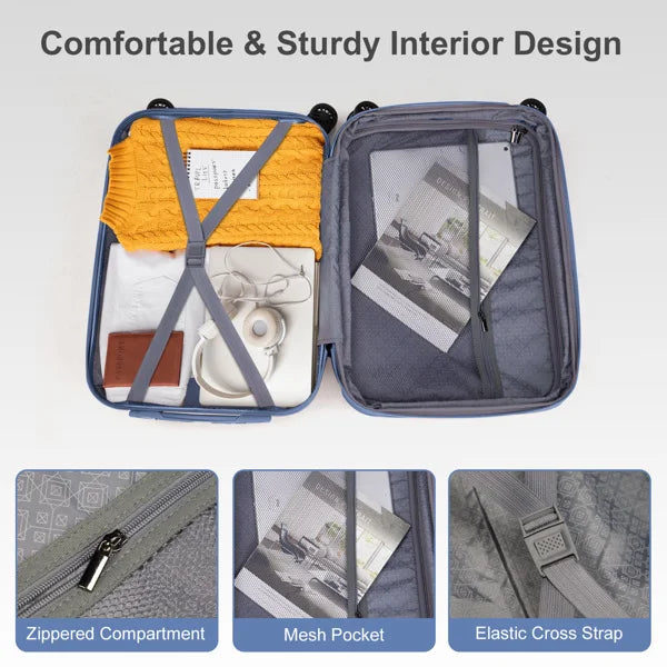 2 Piece Luggage Set