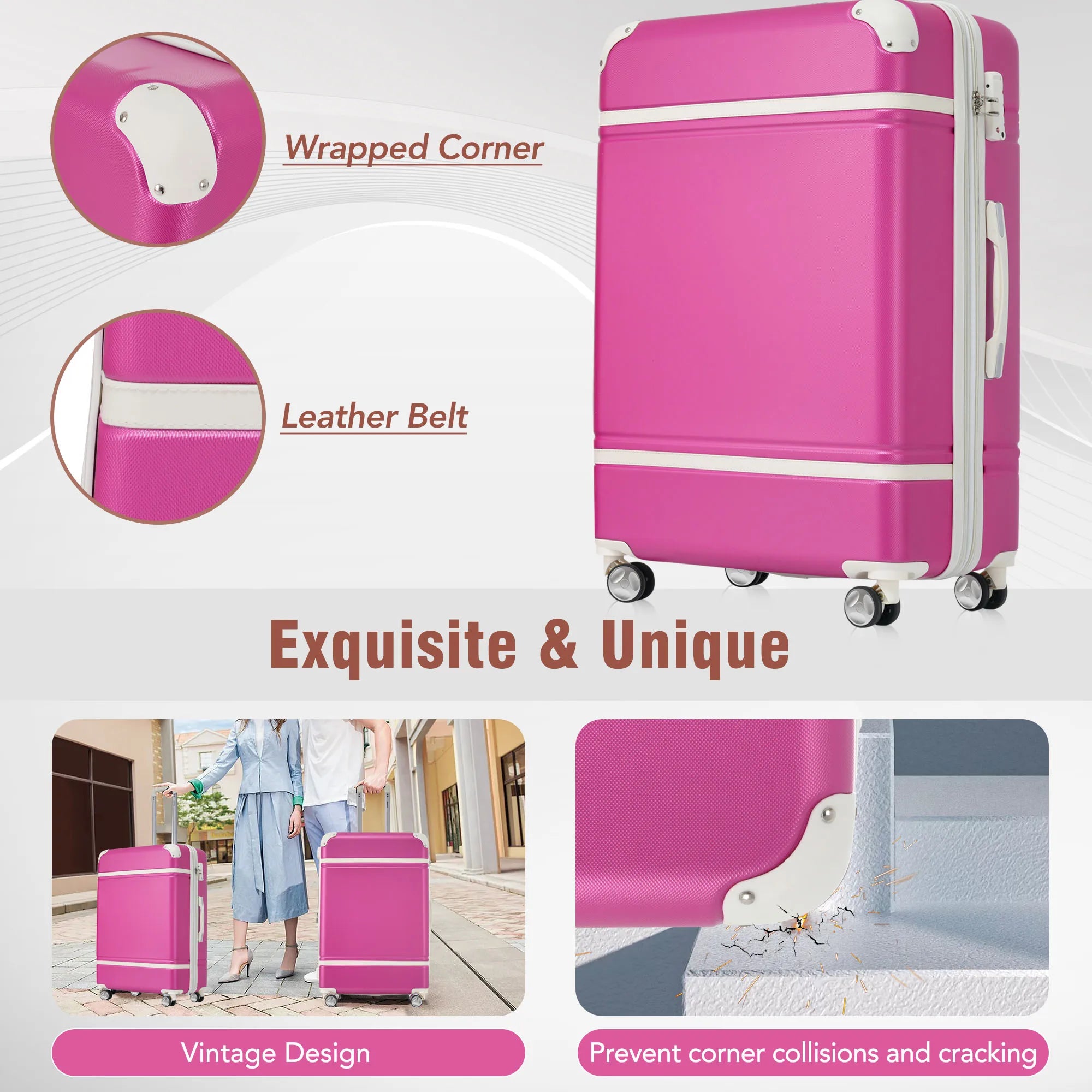 4 Set Hardshell Luggage
