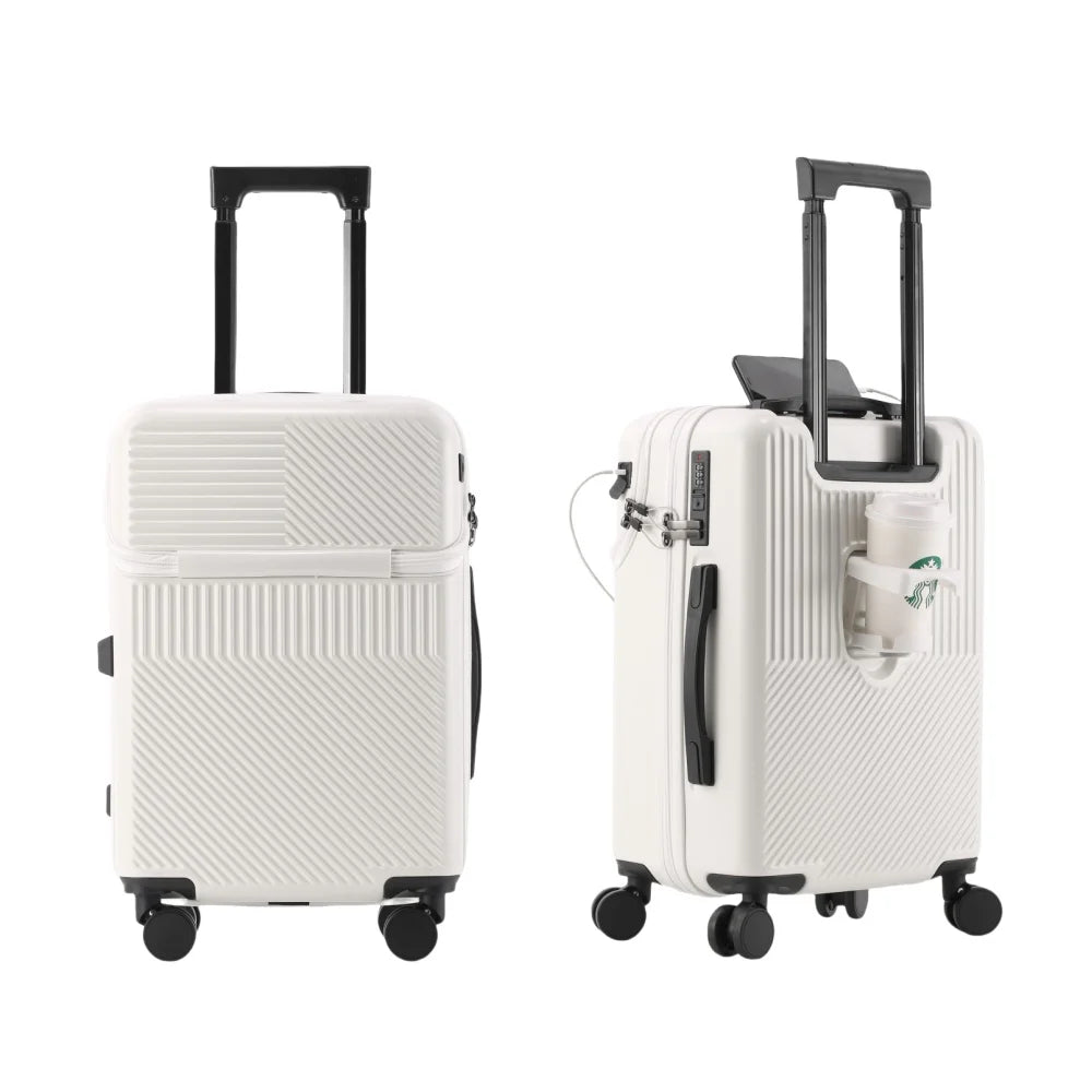 1 piece combination lock carry-on multi-purpose travel luggage