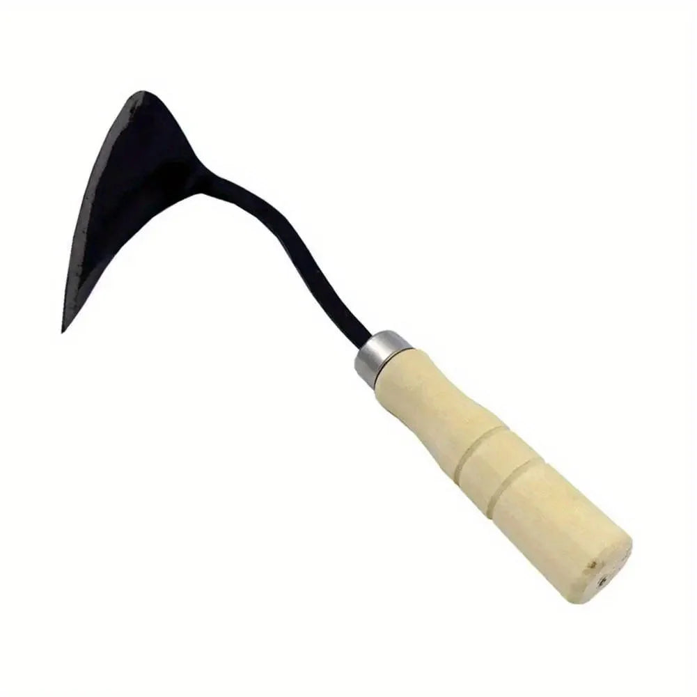 1pc Wooden Handle Multifunctional Garden Digger