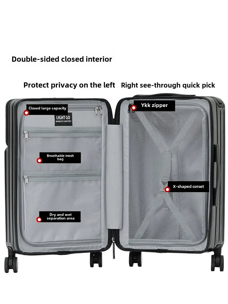 Front opening Rolling Luggage