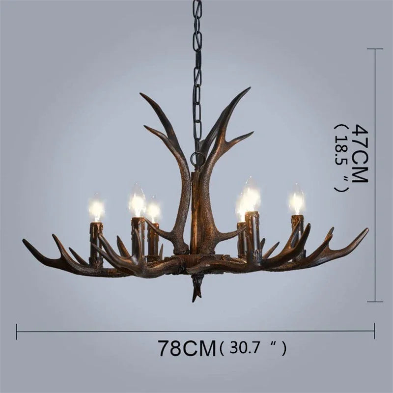 Nordic Antler Pendant Light