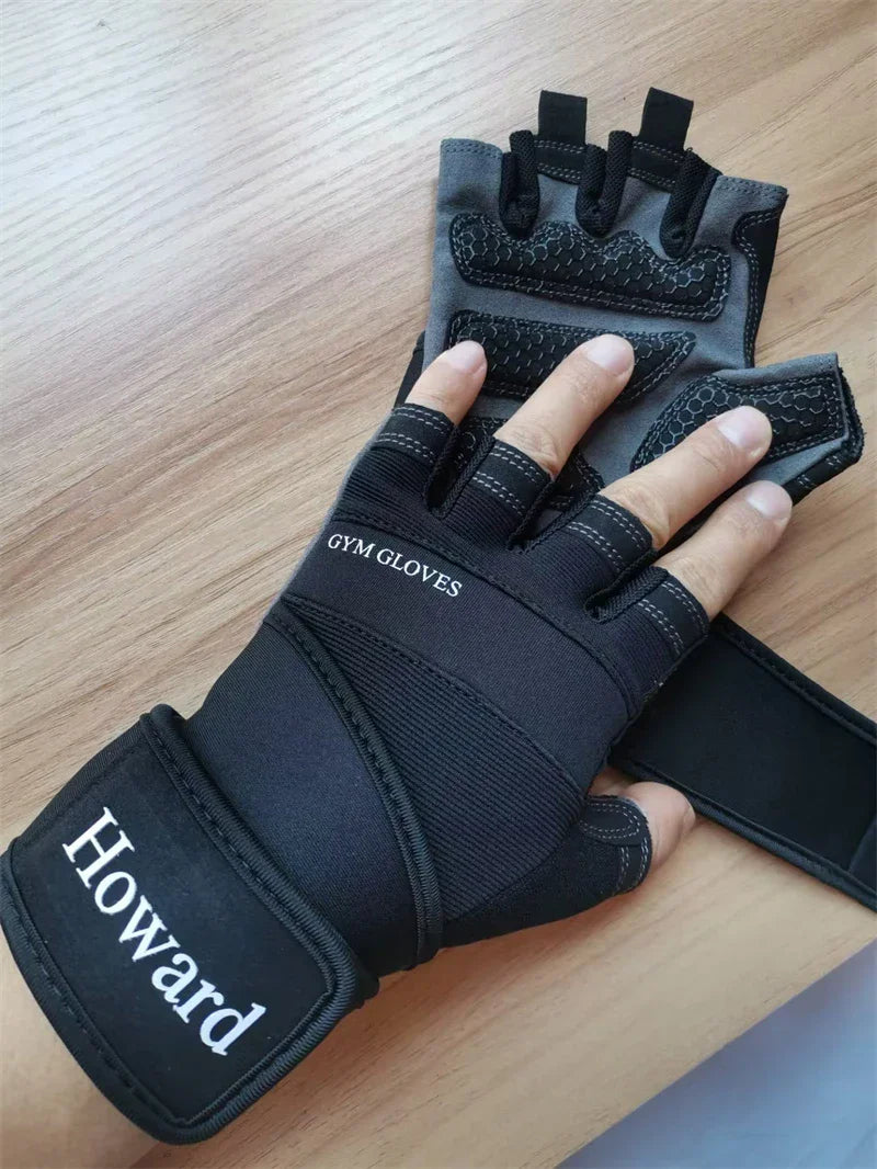 Half Finger Bodybuilding Gym Gloves