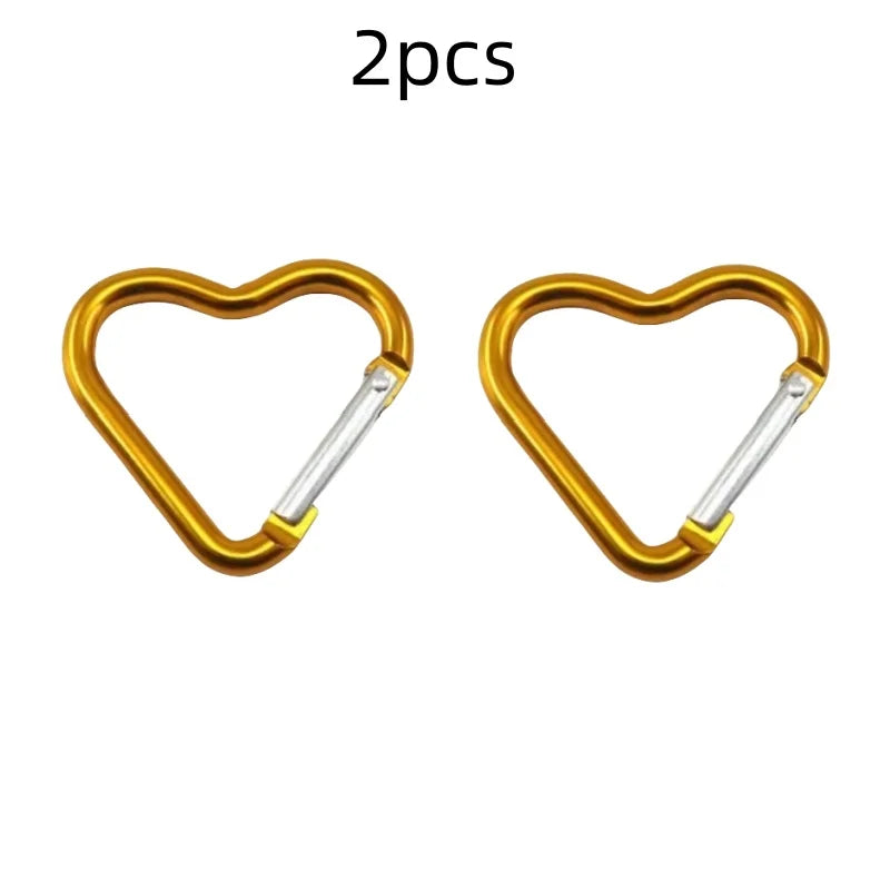 Heart Shape Keychain Clip