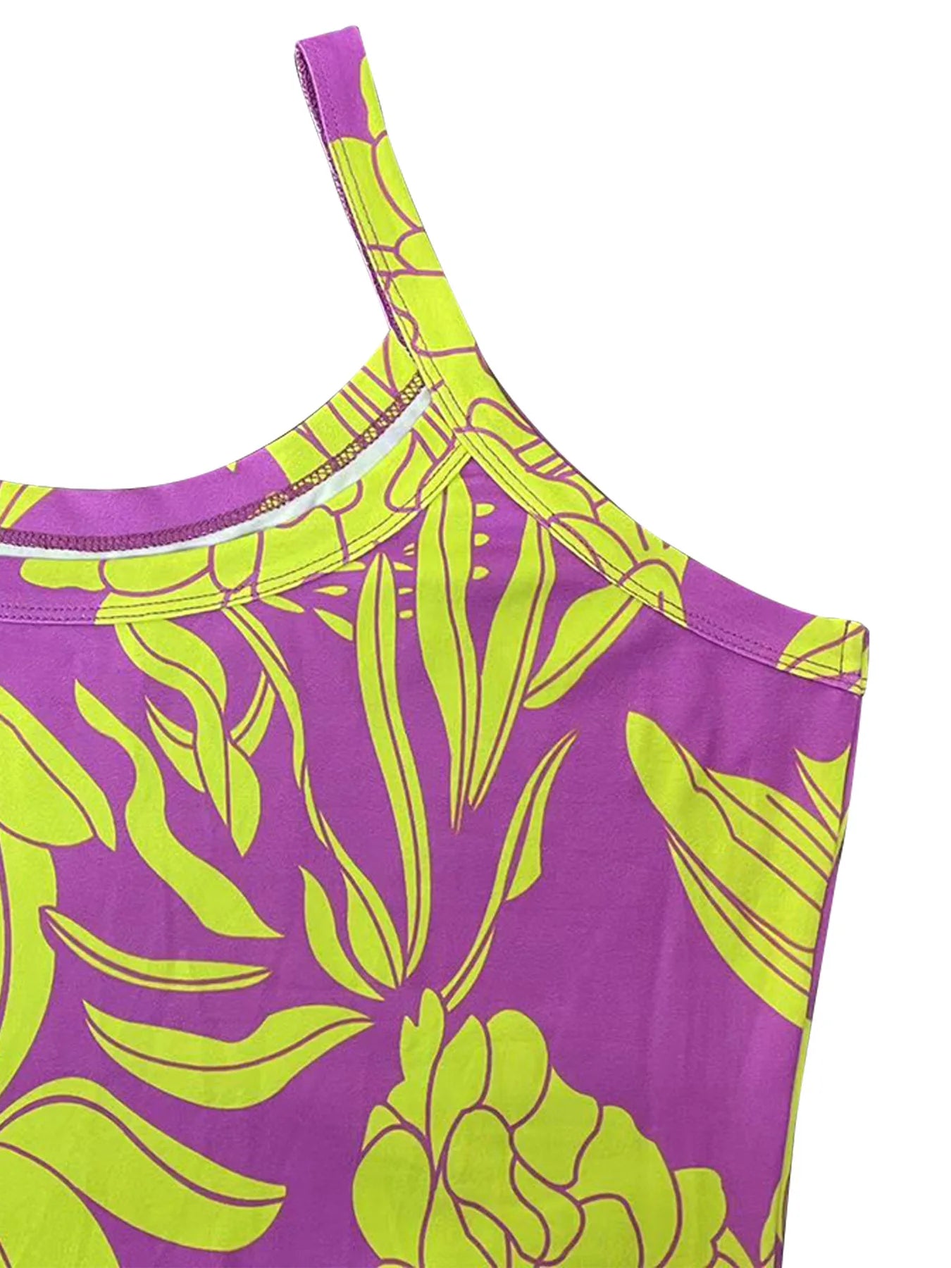 Gradient Printed Long Dress Summer New Women's Fashionable Printed Sexy Sleeveless Suspender Slim Fit Hip Hugging Long Dress