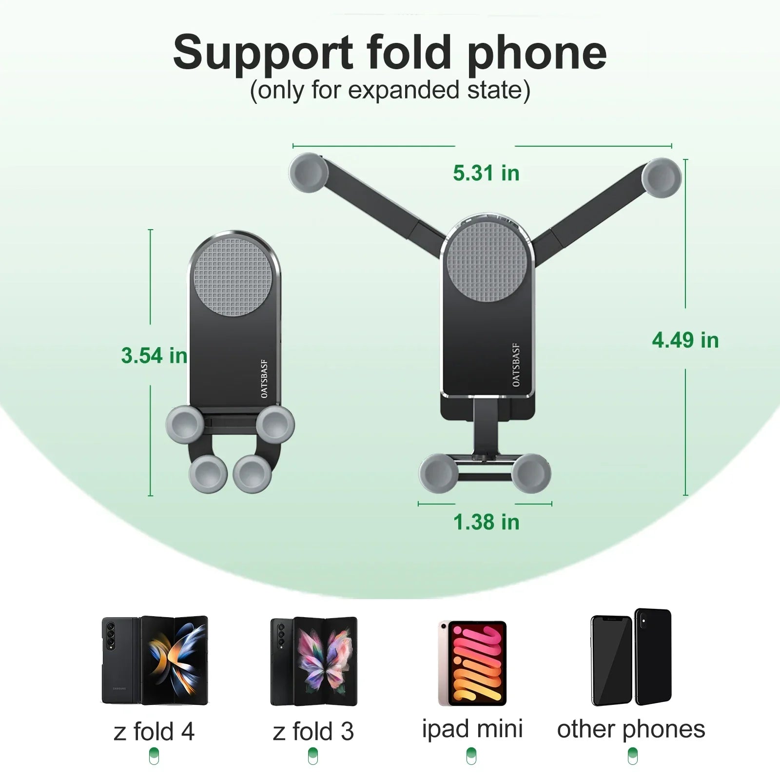 Fold Car Mount Holder