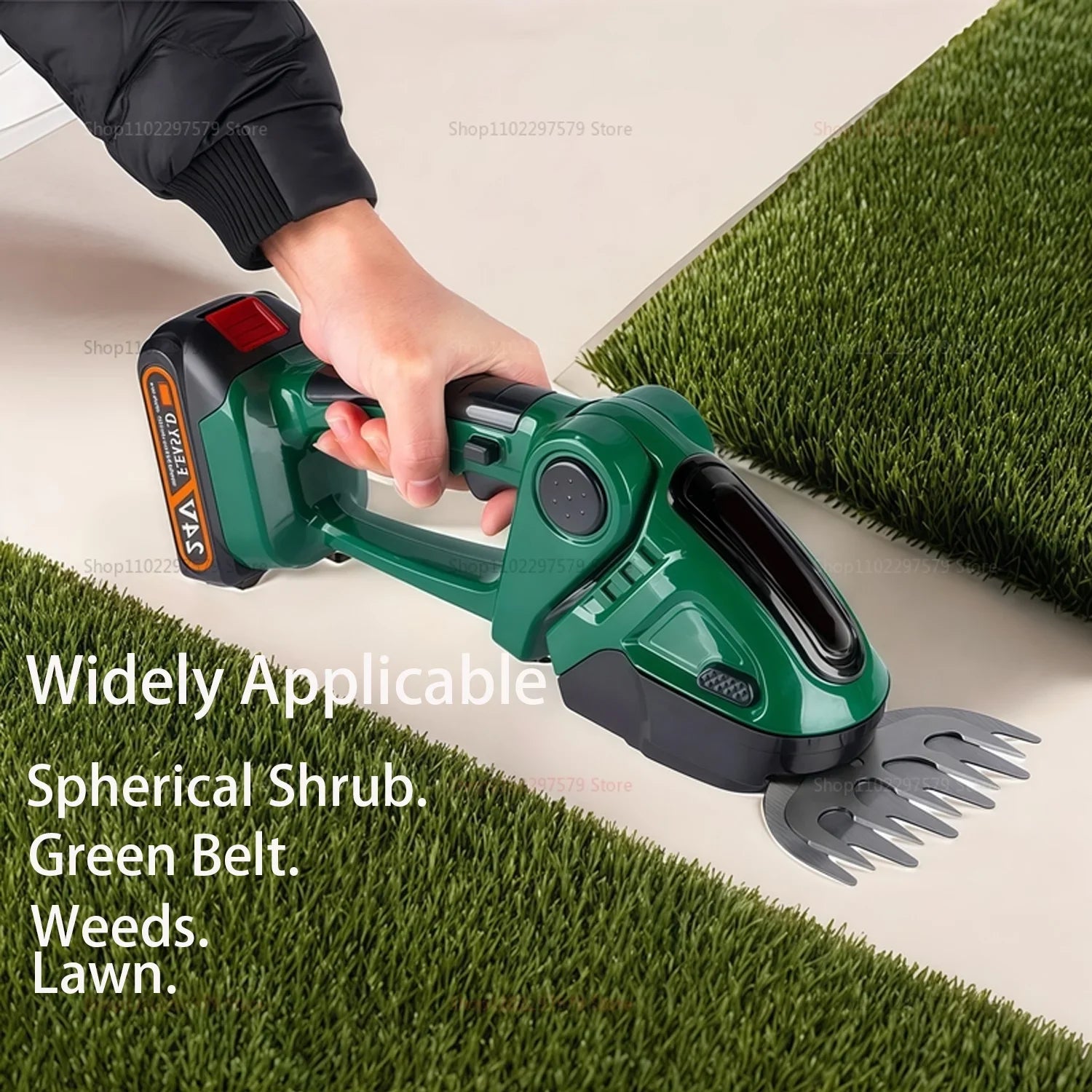 2 IN 1 Cordless Electric Hedge Trimmer