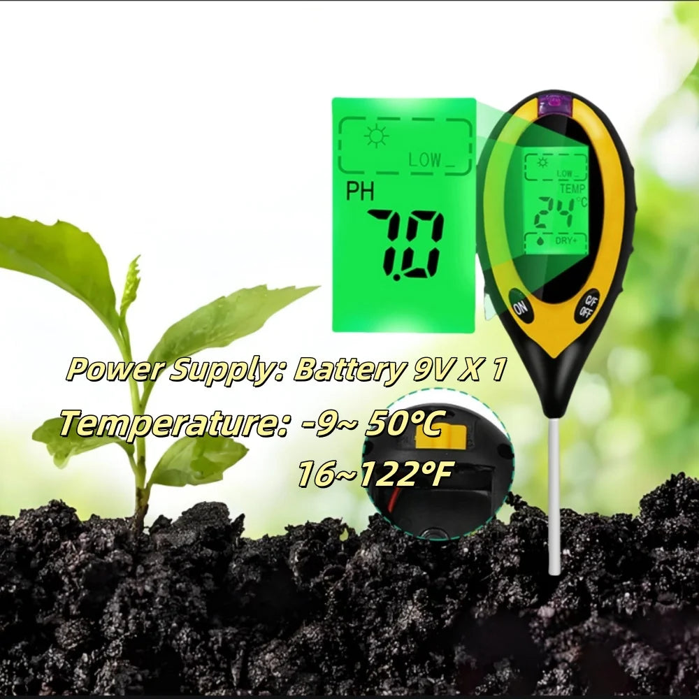 Garden House Plants Soil pH Meter