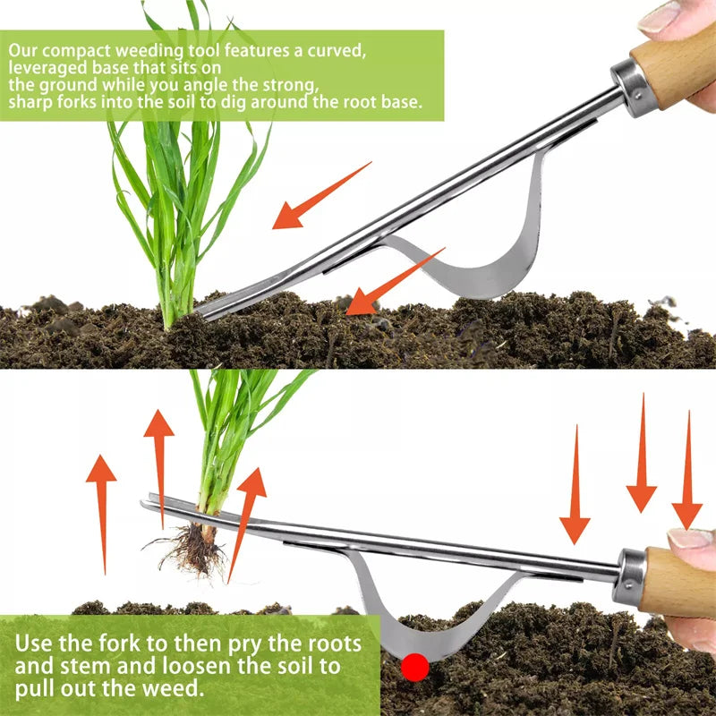 Stainless Steel Manual Weeder