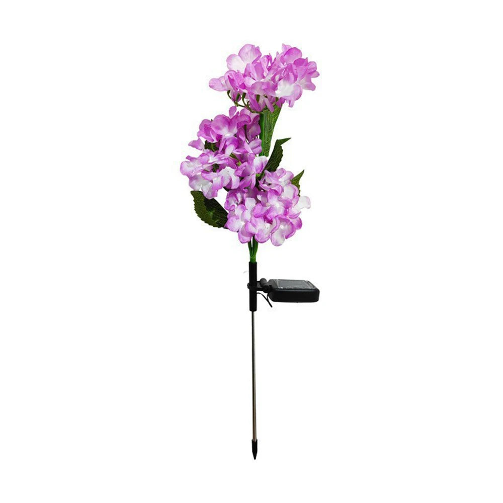 1PC Outdoor Solar-Powered Hydrangea Lanterns