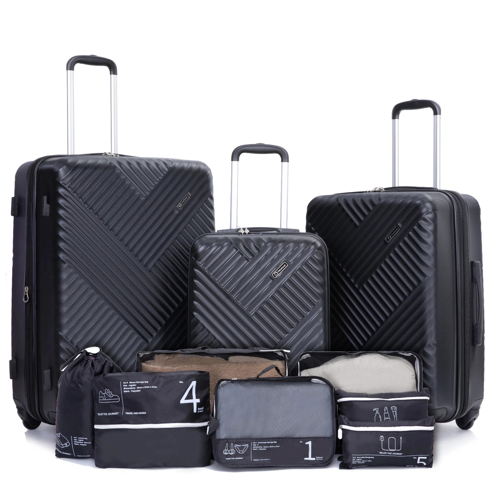 Luggage 3 Piece Suitcase Set