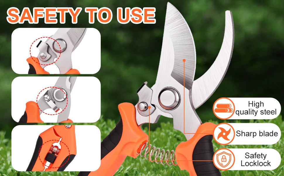 7 pcs garden shears Stainless steel