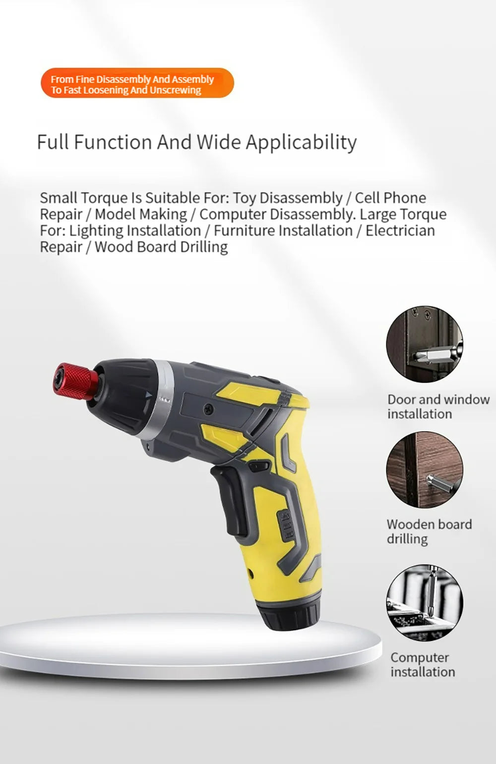 Small Battery Screwdriver