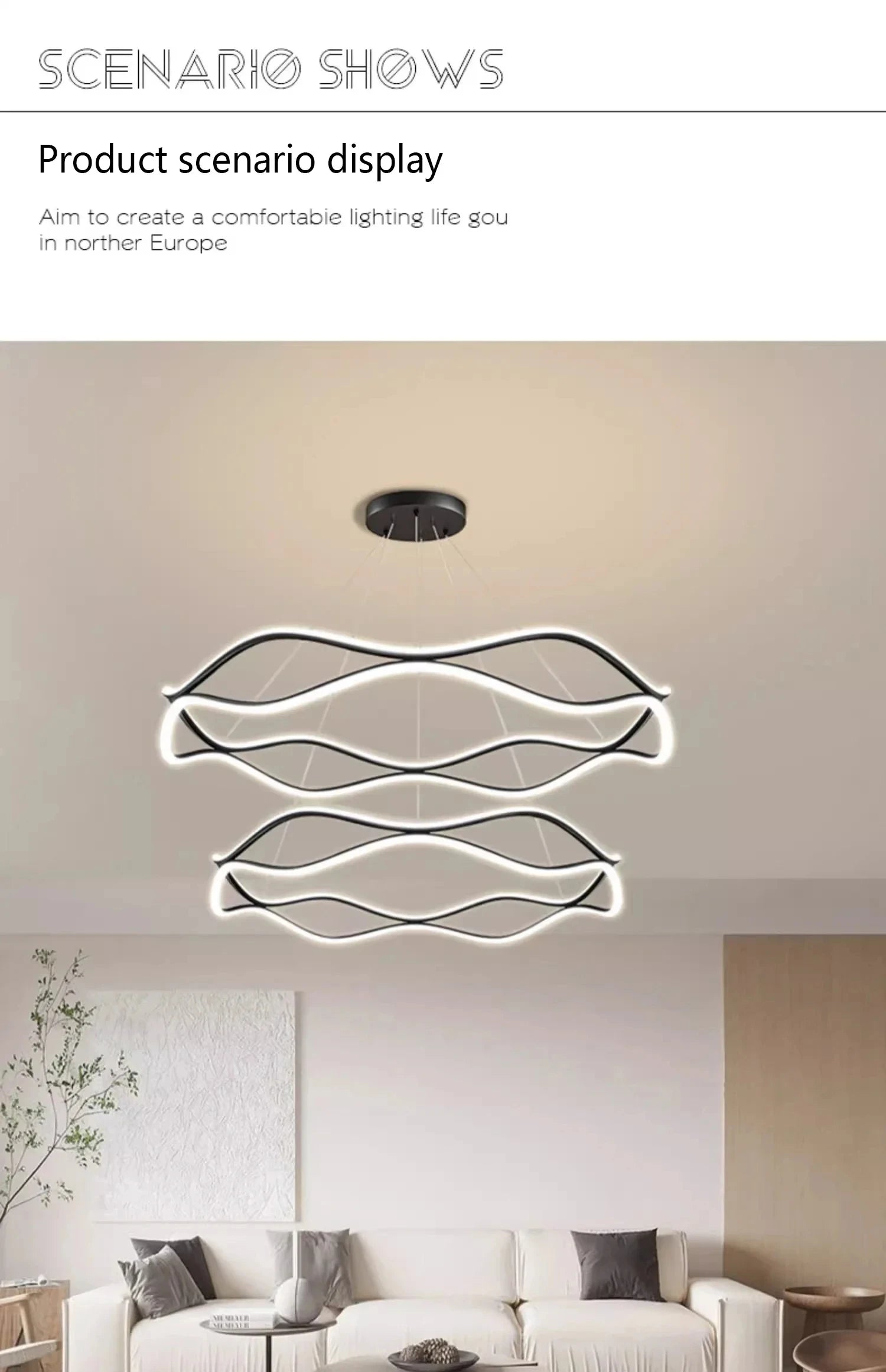 Modern LED Chandelier