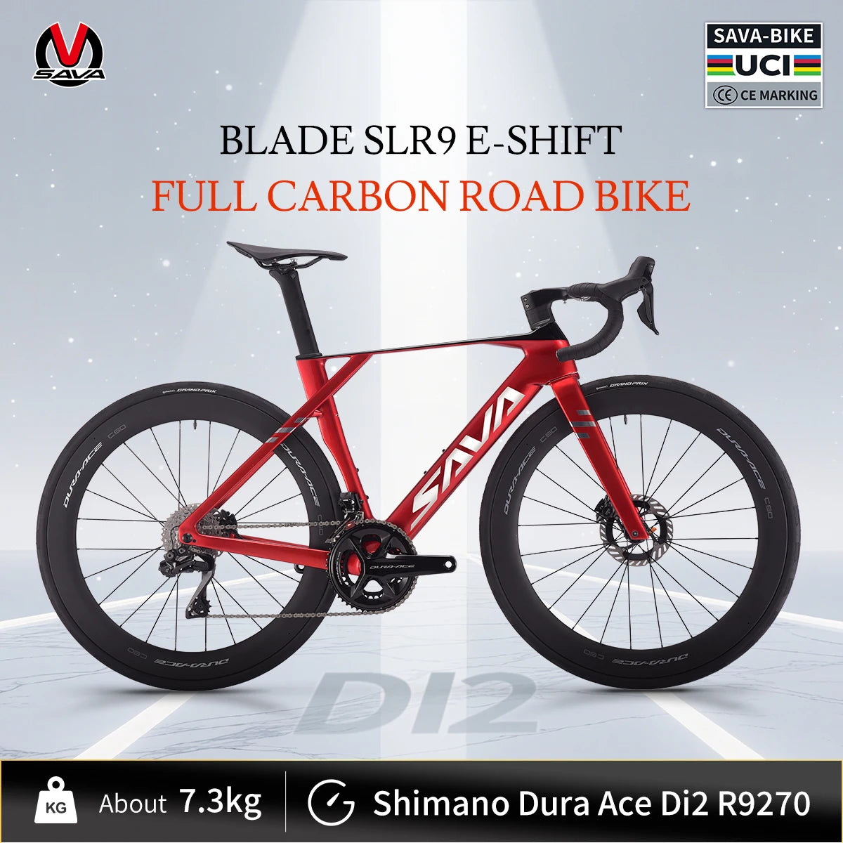 Full Carbon Fiber E-Shift Road Bike