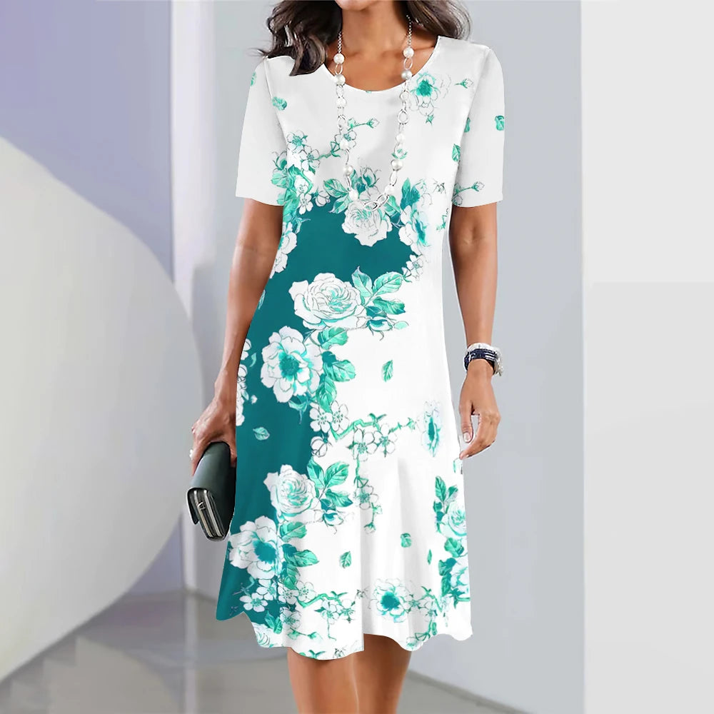 Women's Plus-Size Floral Dress