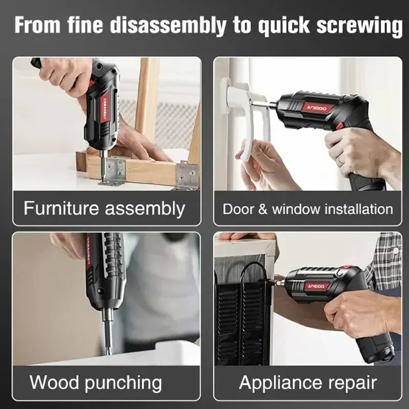 Electric Drill Cordless Power Tools Set