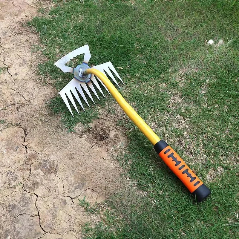 4/11 Tooth Manual Excavator Grass Pot Soil Weeding Tool