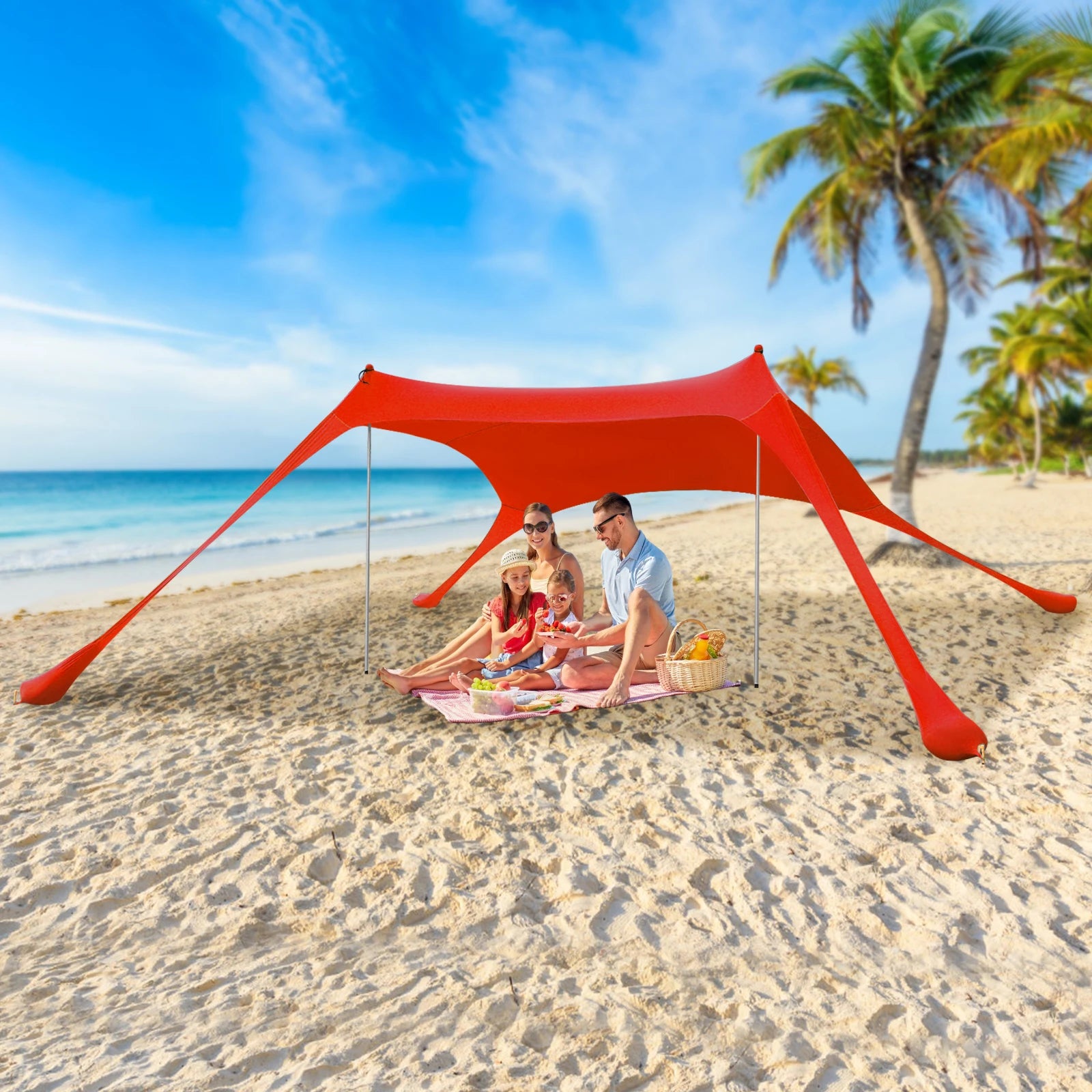 Outdoor Windproof Beach Tent
