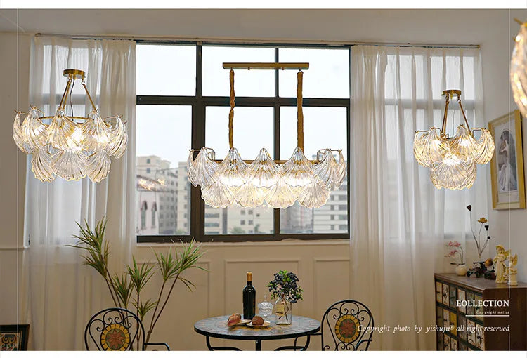 France Retro Pendant Crystal Chandelier